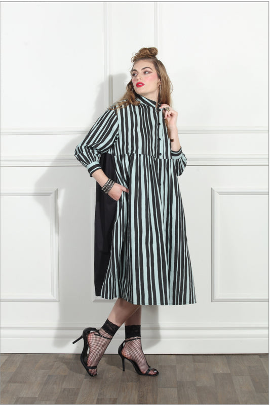 Long Striped Dress